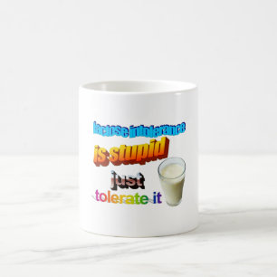 Caneca De Café Intolerância à lactose