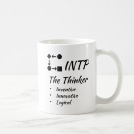 Caneca De Café INTP MBTI Myers-Briggs Tipo Personalidade do Indic