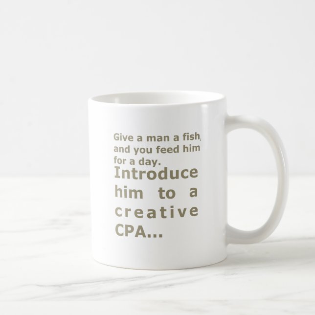 Caneca De Café Introduza-o a CPA criativo (Direita)