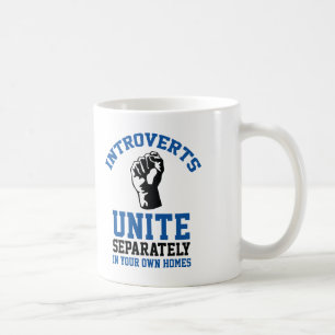 Caneca De Café Introverts unem-se