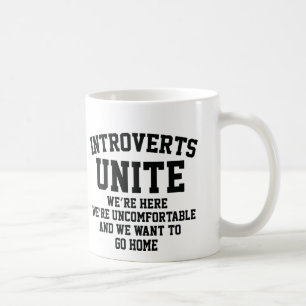 Caneca De Café Introverts unem-se