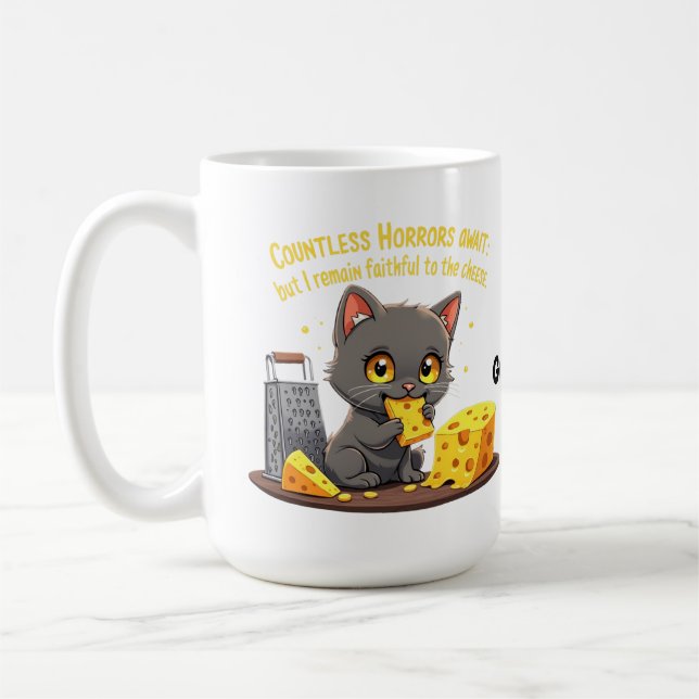 Caneca De Café Inúmeras Horrores Esperam, Mas Eu Permaneço Fiel (Esquerda)
