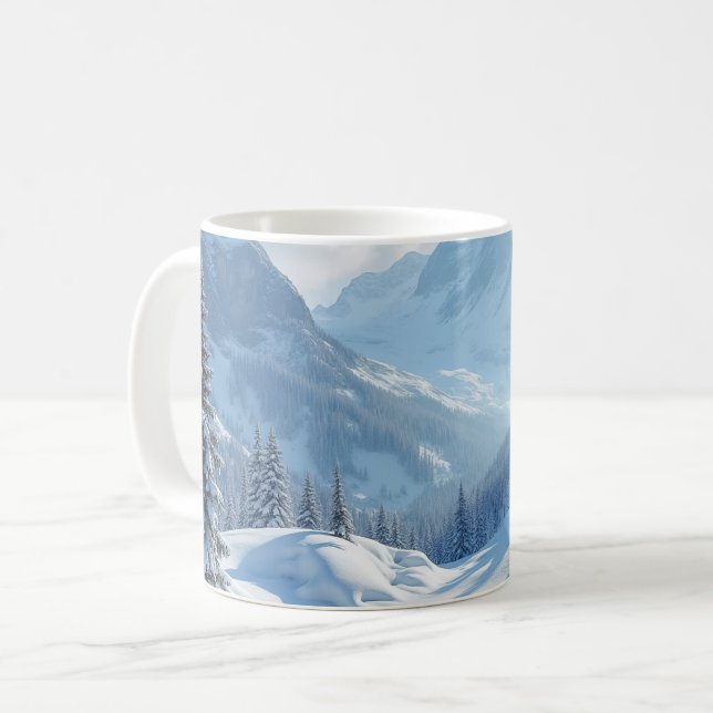 Caneca De Café inverno (Frente Esquerda)