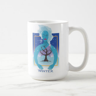 Caneca De Café Inverno da terra de mãe
