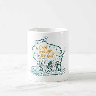 Caneca De Café Inverno de Wisconsin - Frio o Suficiente para Você