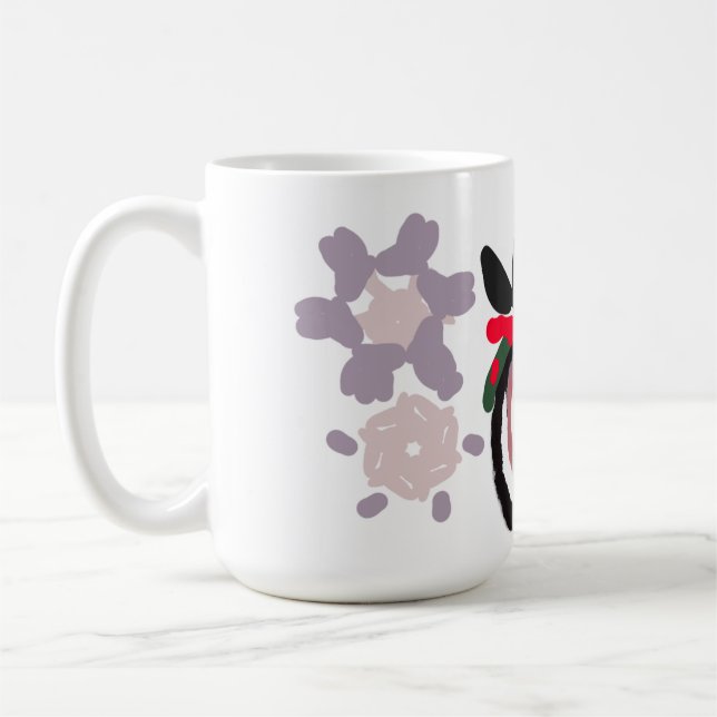 Caneca De Café Inverno do Pinguim (Esquerda)