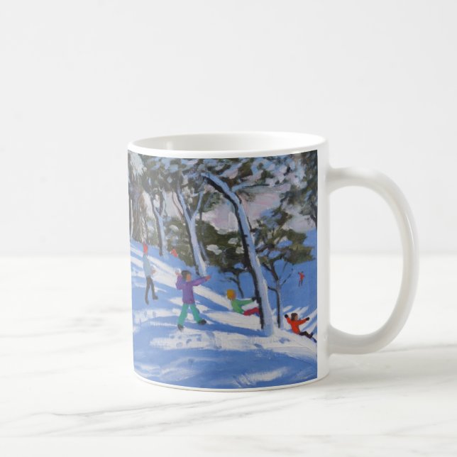 Caneca De Café Inverno Ladmanlow Derbyshire 2013 (Direita)