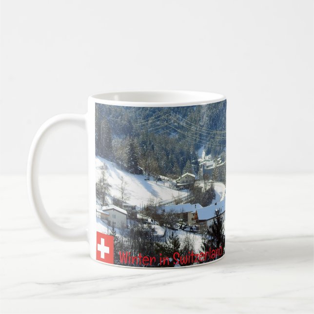 Caneca De Café Inverno na Suíça (Esquerda)