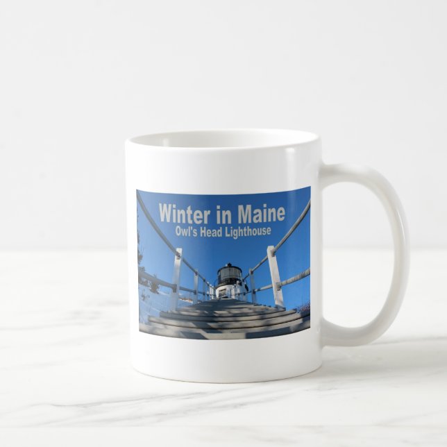 Caneca De Café Inverno no Maine (Direita)