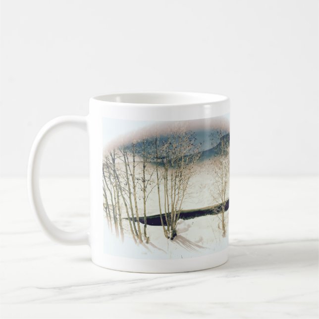 Caneca De Café Inverno Scape (Esquerda)