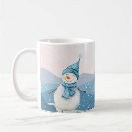 Caneca De Café Inverno Snowman - Lâmpadas de Bebida Quente