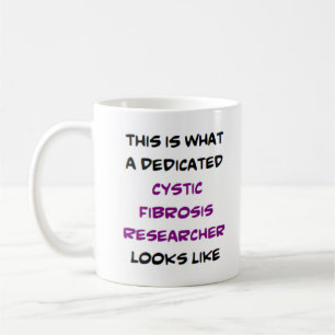 Caneca De Café investigador de fibrose cística, dedicado