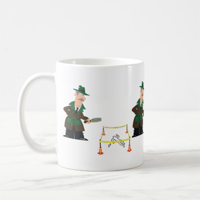 Caneca De Café Investigador Mug (Esquerda)