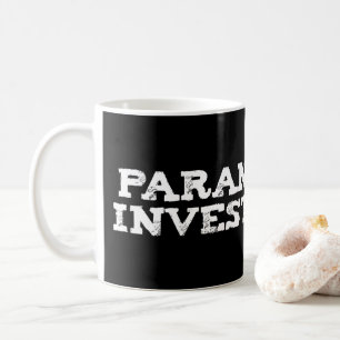Caneca De Café Investigador Paranormal Caça de Fantasmas