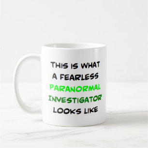 Caneca De Café investigador paranormal, destemido