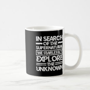 Caneca De Café Investigador Paranormal Em Busca Do Supernatu