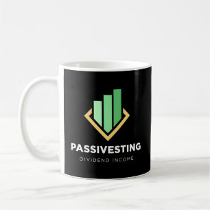 Caneca De Café Investimento Passivo de Rendimentos de Dividendos