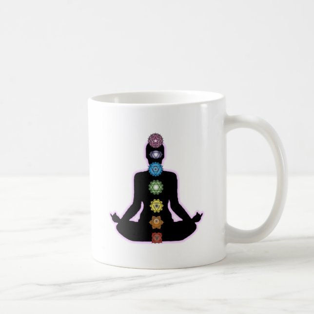 Caneca De Café Ioga Chakras (Direita)