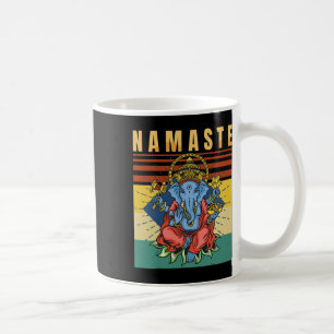 Caneca De Café Ioga - Ganesha - Meditação Espiritual - Namaste -