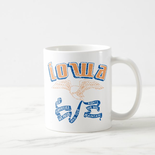 Caneca De Café Iowa (Direita)