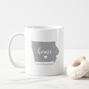 Caneca De Café Iowa Hometown Mug com Personalização
