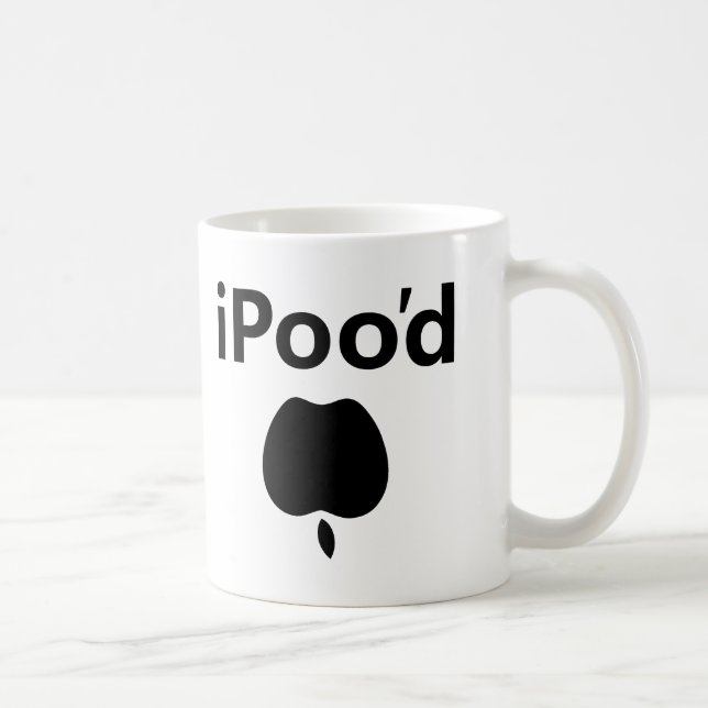 Caneca De Café iPoo'd (Direita)