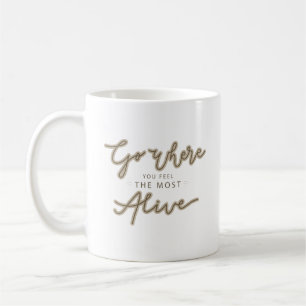 Caneca De Café ir onde vivo