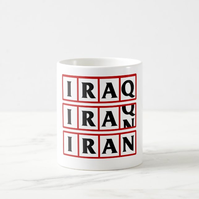 Caneca De Café Irã a Iraque (Centro)