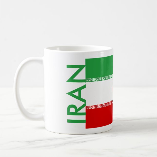 CANECA DE CAFÉ IRAN FLAG (Esquerda)