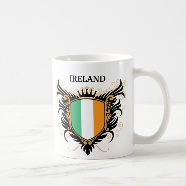 Caneca De Café Ireland [personalize] (Direita)