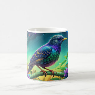 Caneca De Café Iridescente da Natureza da Magia Estrelante Europe