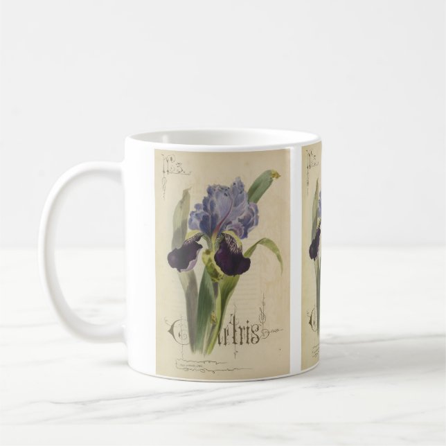 Caneca De Café Íris de Jardim por Paul Jerrard (Esquerda)