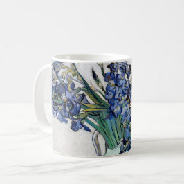 Caneca De Café Íris do azul de Van Gogh
