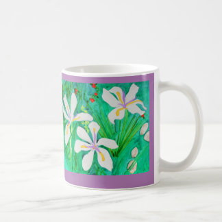 Caneca De Café Íris do branco da aguarela
