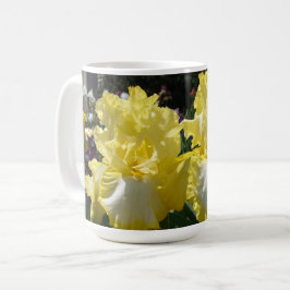 Caneca De Café Íris Íris Iris Irises Flores Amarelas Flores