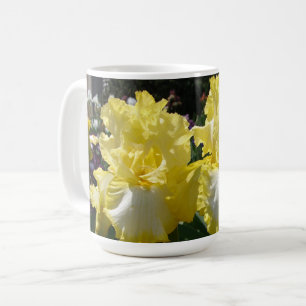 Caneca De Café Íris Íris Iris Irises Flores Amarelas Flores