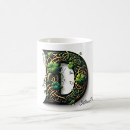 Caneca De Café Irish D Monogram Coffee Mug