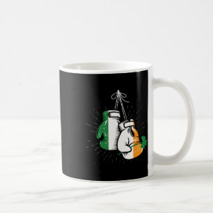Caneca De Café Irish Flag Shamrock Irish Boxer Glove - Boxer