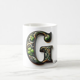 Caneca De Café Irish G Monogram Coffee Mug