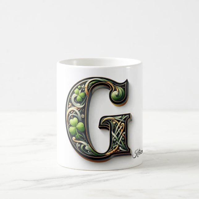 Caneca De Café Irish G Monogram Coffee Mug (Centro)