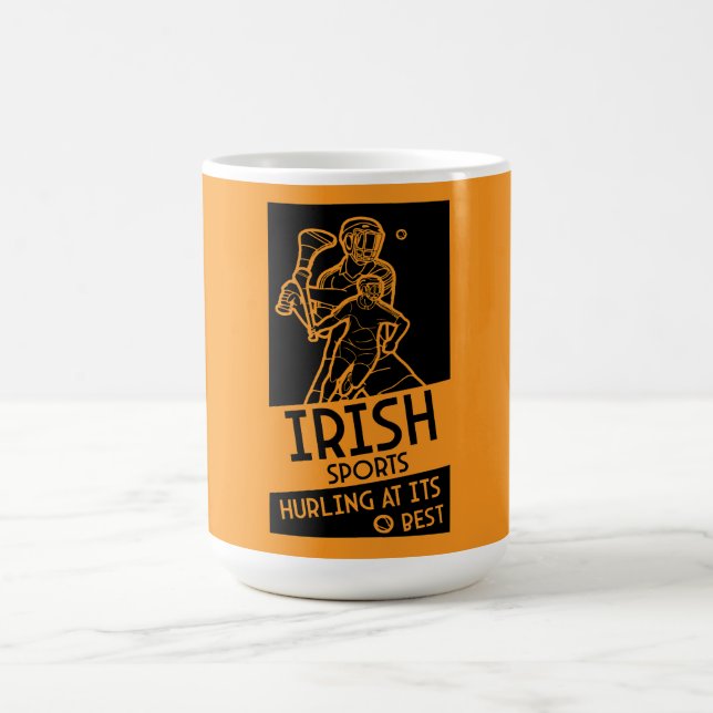 Caneca De Café Irish Hurling Sport (Centro)