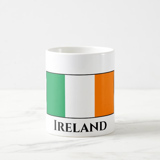 Caneca De Café Irish (Irish) Flag (Centro)