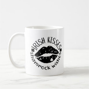 Caneca De Café Irish Kisses & Shamrock deseja t-shirt Toddler