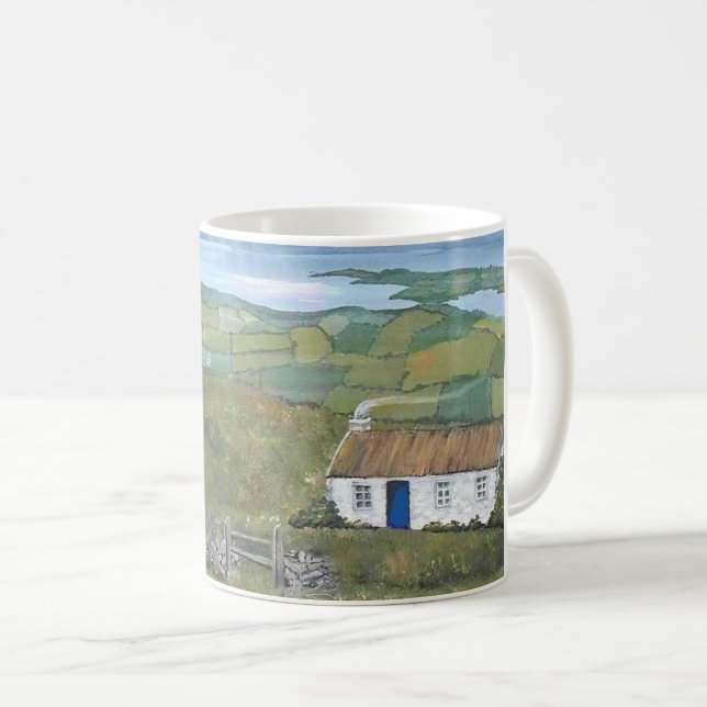 Caneca De Café Irish Mug Coffee Tea Bantry Bay Irlanda (Frente Esquerda)