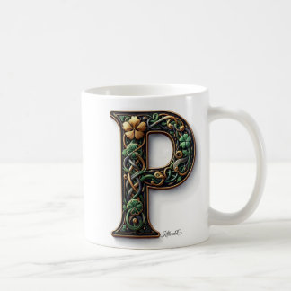 Caneca De Café Irish P Monogram Coffee Mug