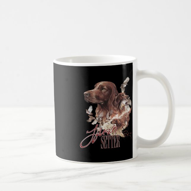 Caneca De Café Irish Setter Dog Lovers (Direita)