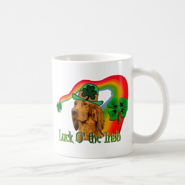 Caneca De Café Irish Setter St Patricks (Direita)