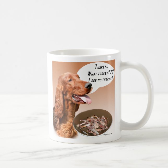 Caneca De Café Irish Setter Turkey (Direita)