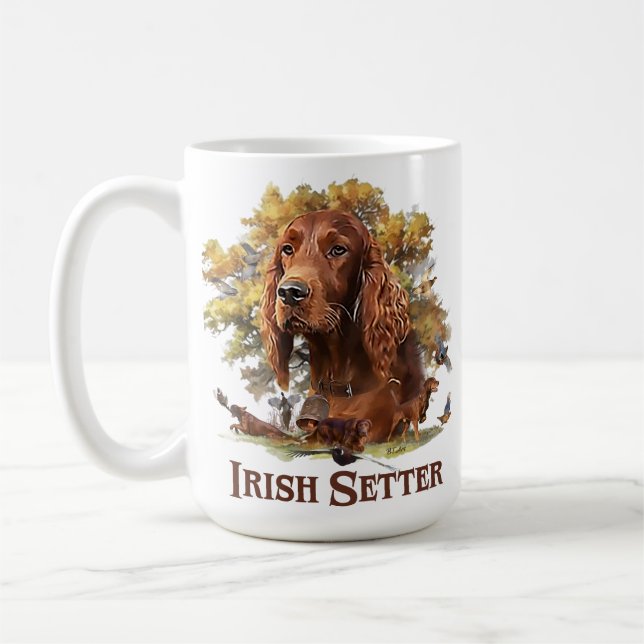Caneca De Café Irish Setter - Ultimate Upland Bird Dog (Esquerda)