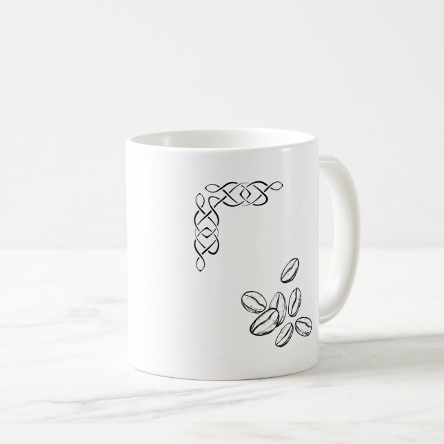 Caneca De Café Irish Temper, Viking Attitude, Bruxa Cafeinada (Frente Esquerda)